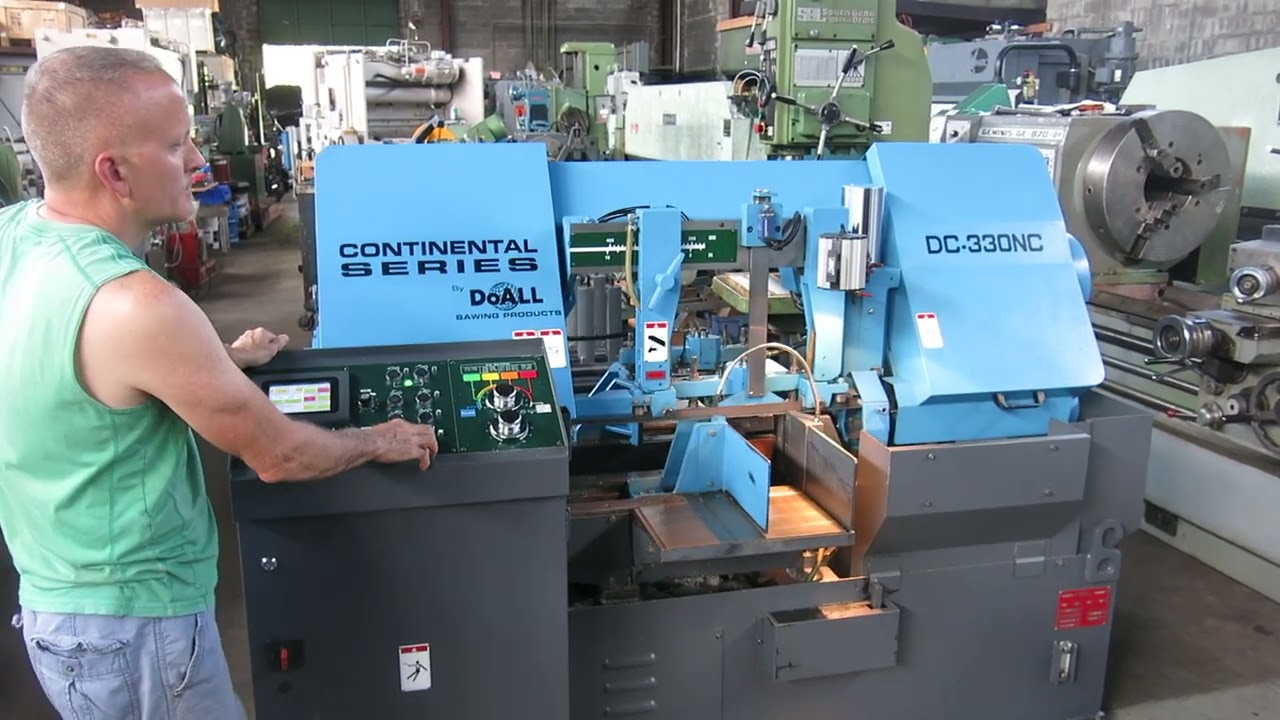 Doall DC-330NC Automatic Horizontal Bandsaw @ Mullin Machinery of NJ