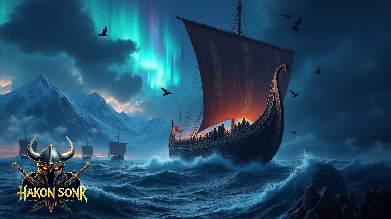Tales of Warriors Beneath the Northern Lights - Viking Music
