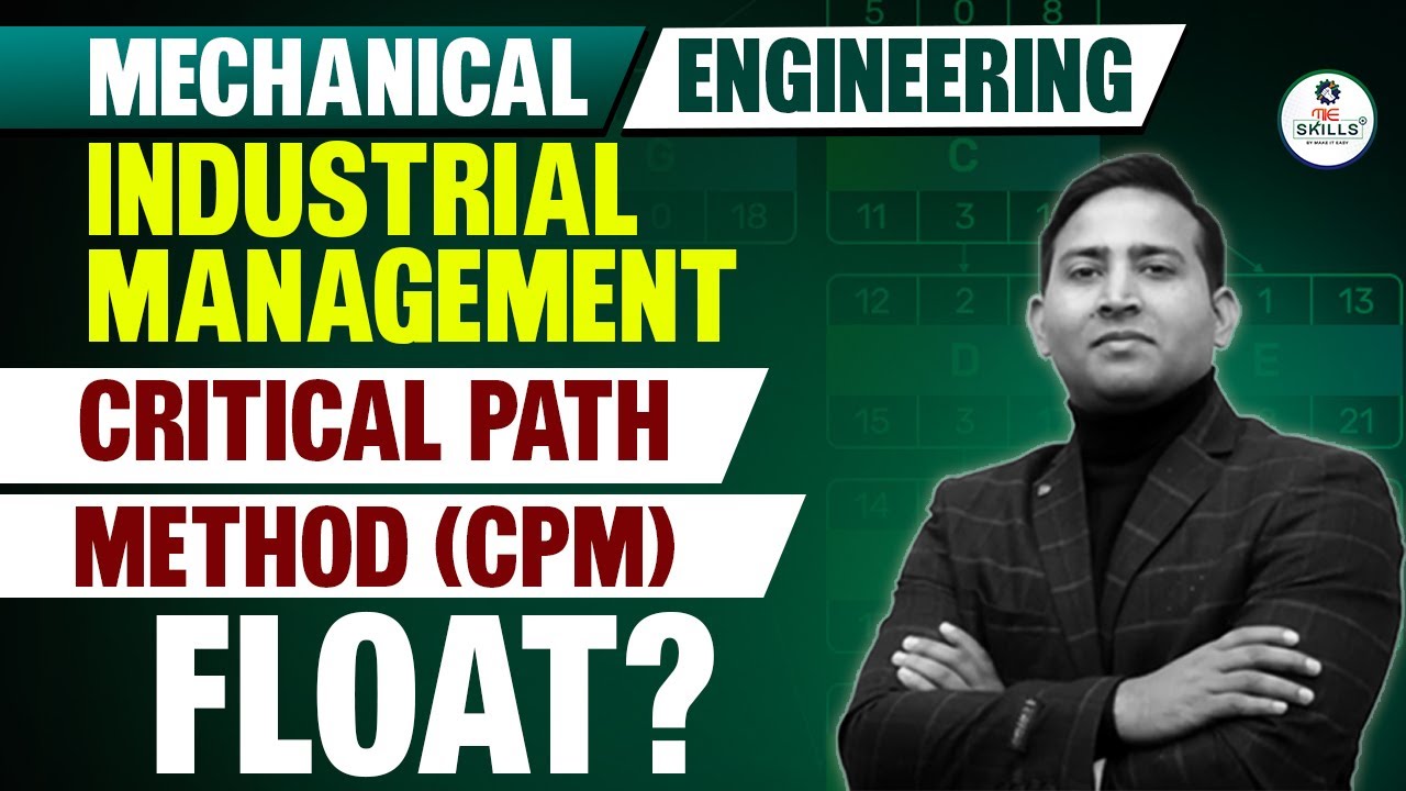 RRB GDCE 2023 | Critical Path METHOD Float | Industrial Management By Rahul Sir | GDCE JE Mechanical