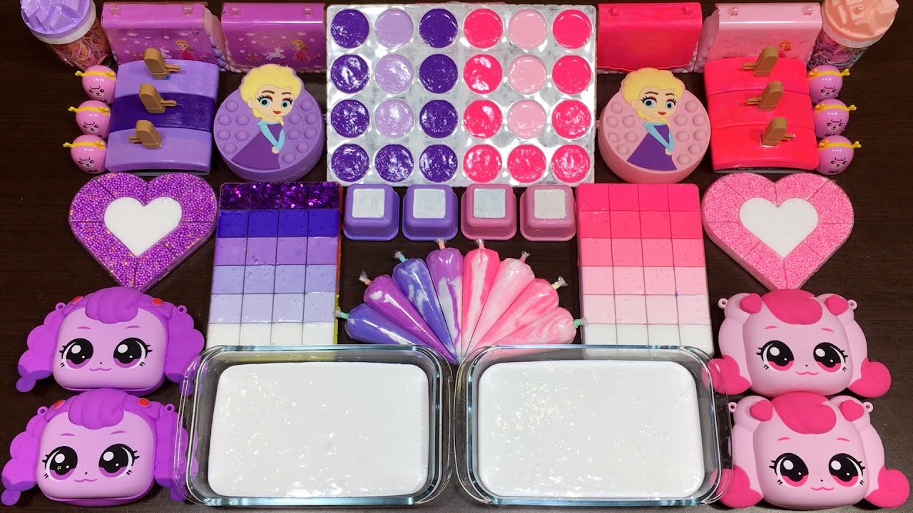 The Most Aesthetic Pink and Purple Slime Setup Ever! Mon Slime #1722