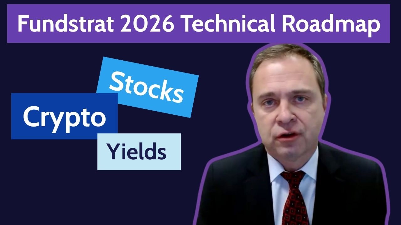 Технический прогноз Fundstrat на 2026 год: объяснение циклов акций, криптовалют и рынка.