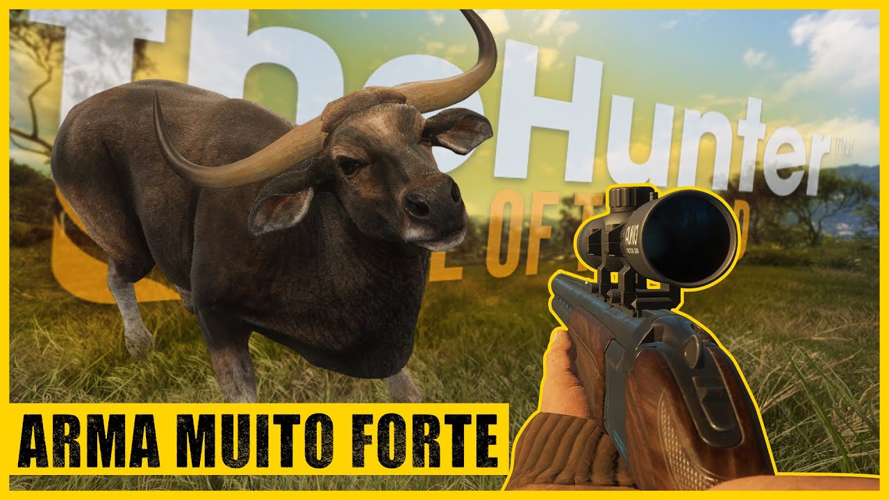 ESSA NOVA ESPINGARDA DESTRUIU OS GIGANTES BANTENGUES - THE HUNTER CALL OF THE WILD GAMEPLAY