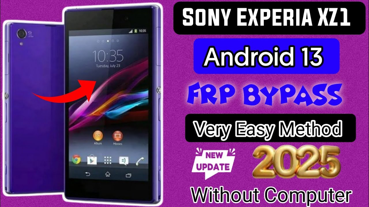 Sony Experia XZ1 Frp Bypass Without Pc Android 14 Lastest Update Unlock Google Account Easy Method