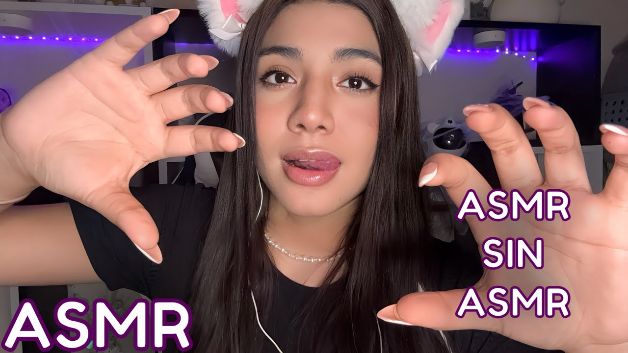 ASMR español / ASMR pero SIN HACER ASMR / ATENCIÓN PERSONAL INTENSA en tu CARITA (VOZ NORMAL)