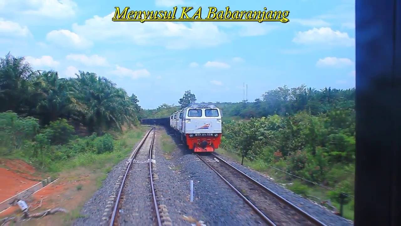 Backriding dengan KA Rajabasa