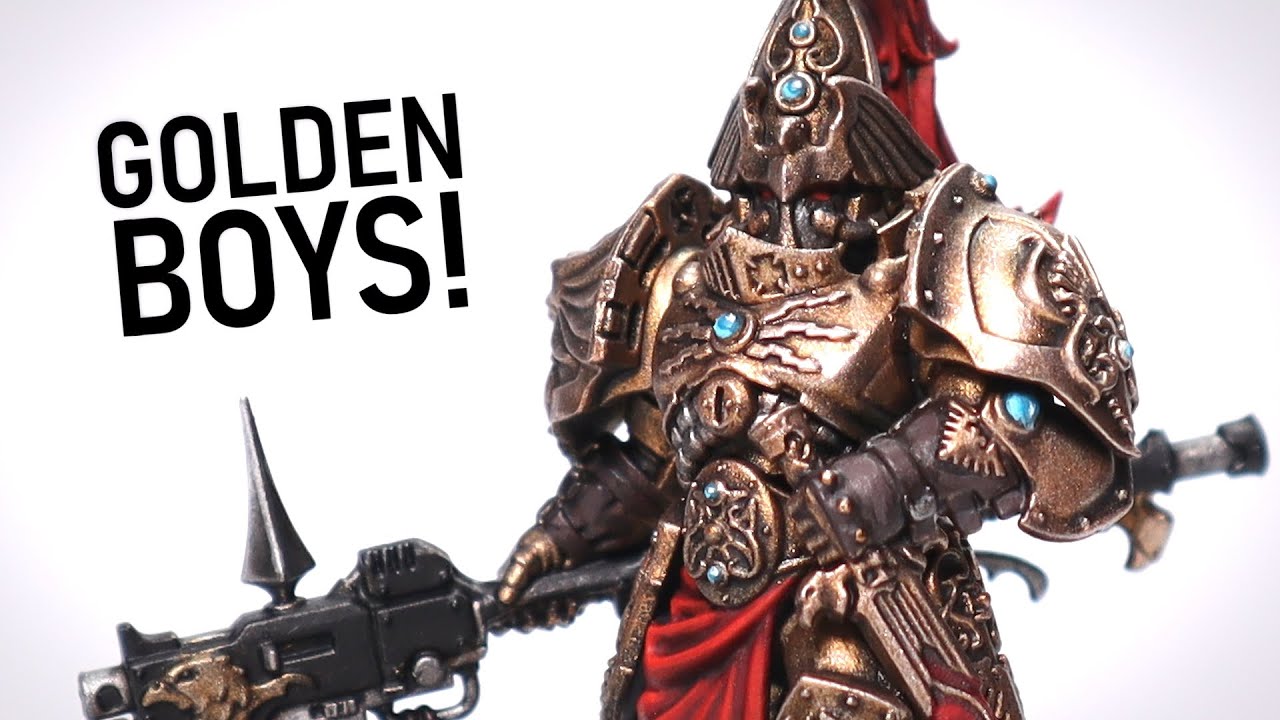 Speed Painting 40k ADEPTUS CUSTODES! (It's Warhammer Graham!)