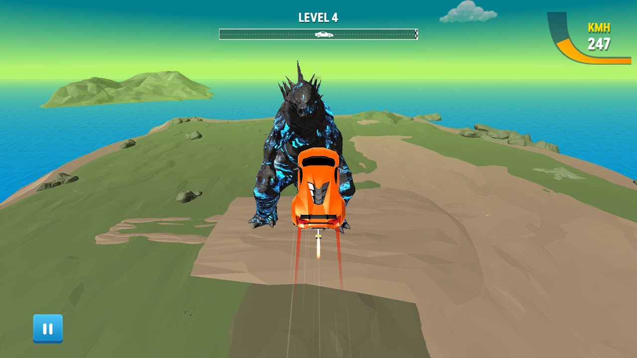 Jump Master Racing 🏁 Epic Car Jumps, Nitro Boosts & Dinosaur Chaos