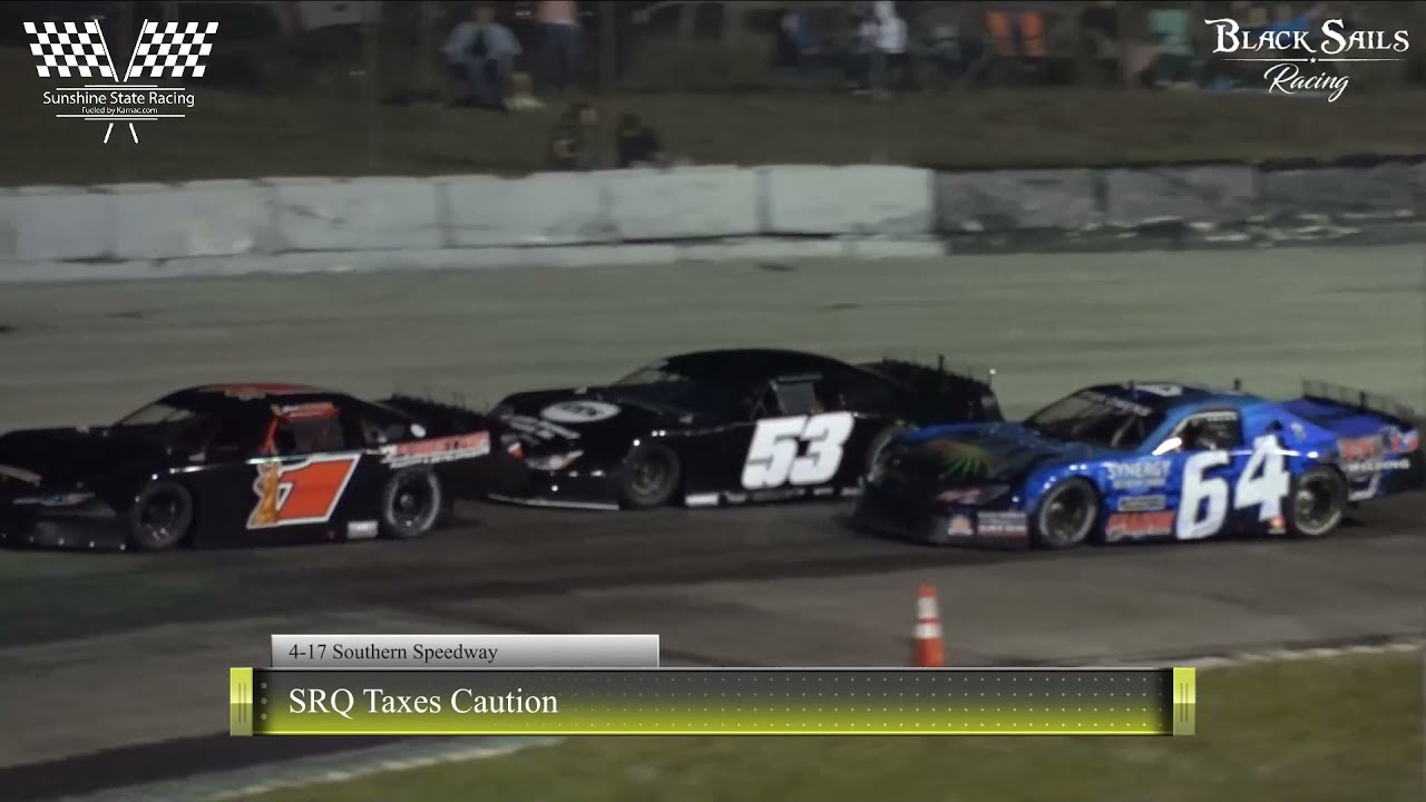 Super Late Models Race 1 @ 4-17 Southern Speedway on 03/27/2021