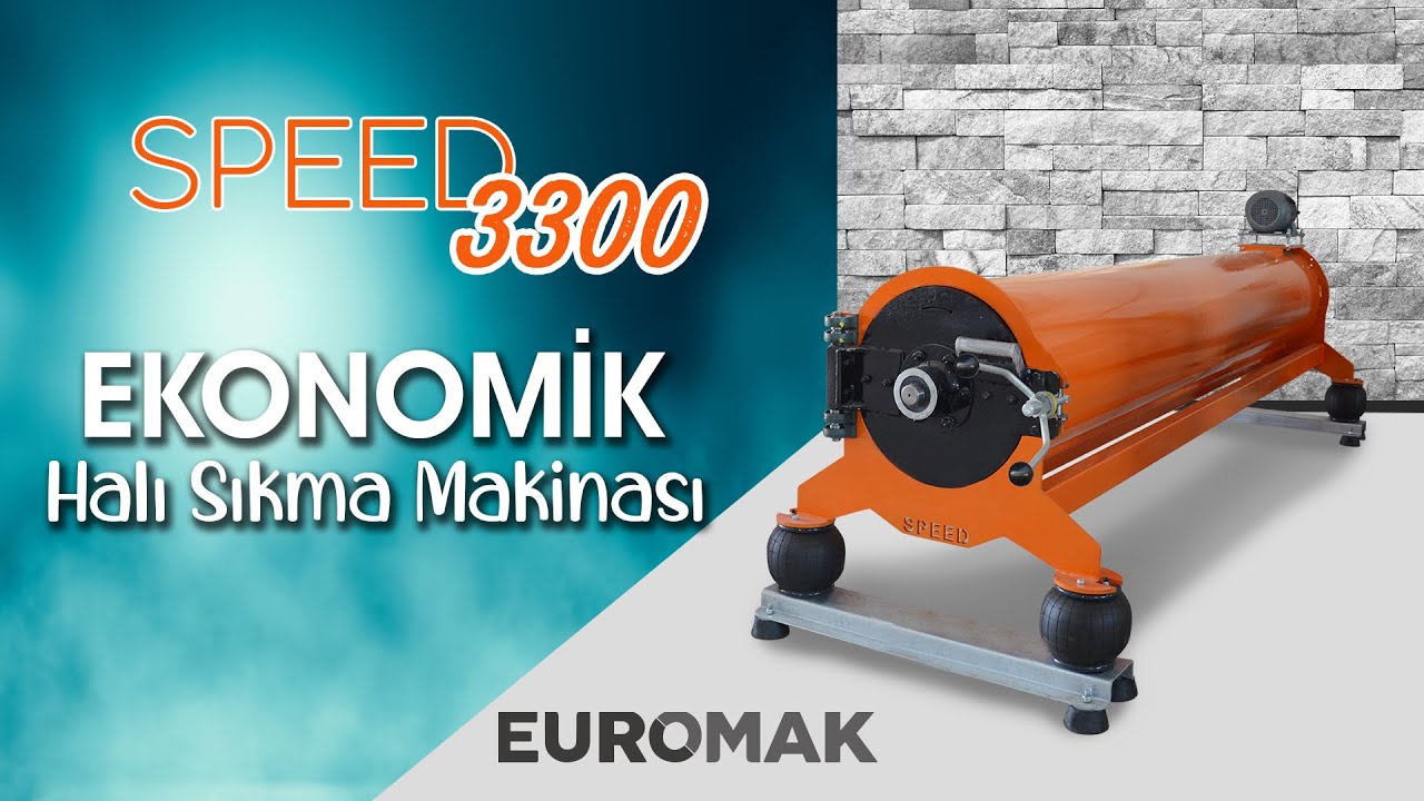 SPEED 3300 Ekonomik Halı Sıkma Makinası | Euromak Makina