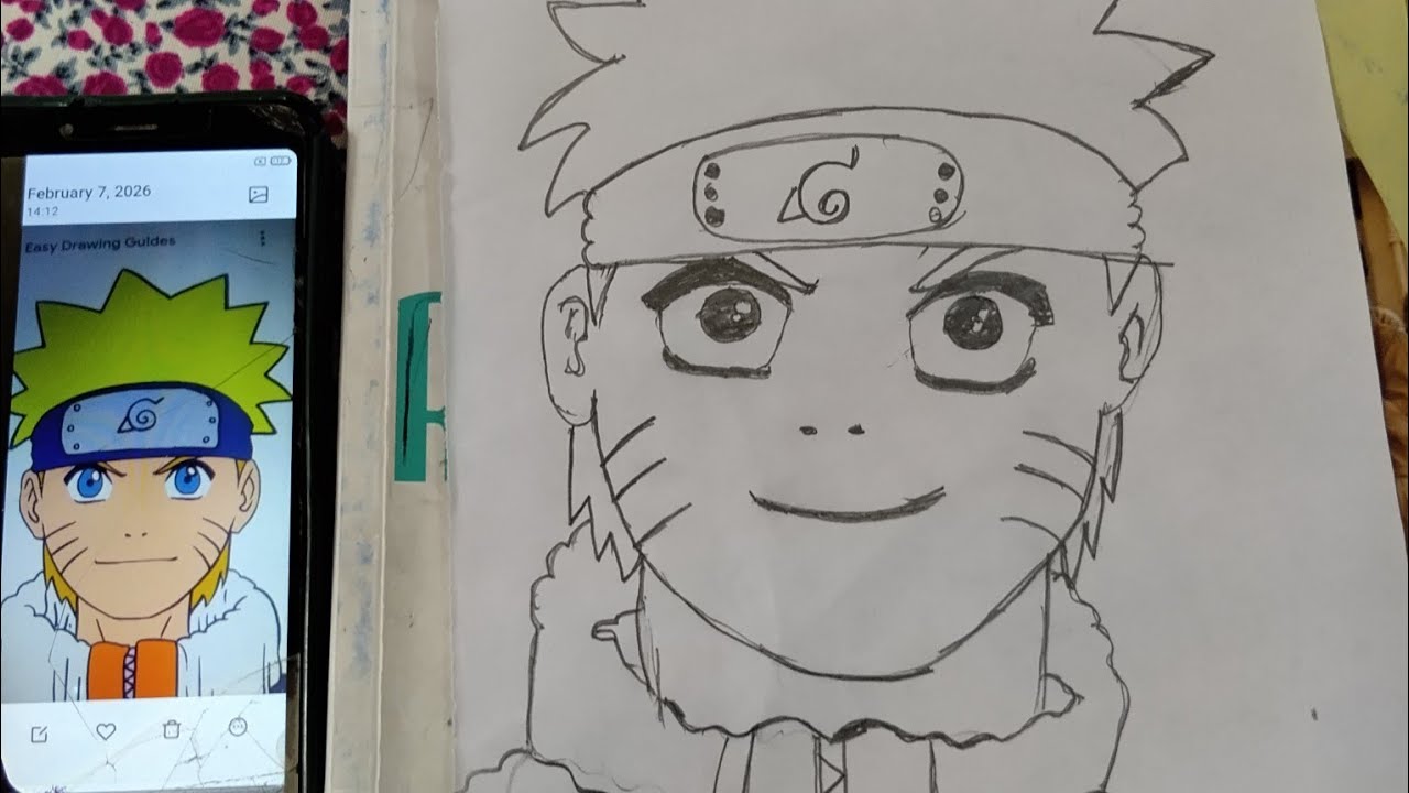 Naruto ka sketch||The sketch of Naruto||#pencilsketch #videoviral #youtubrvideotrending#trending 🔥🔥