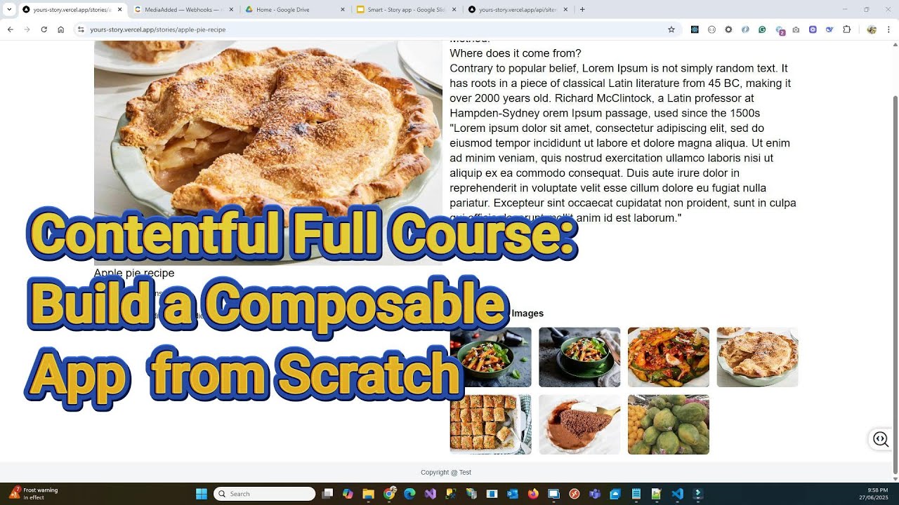 Contentful Full Course: Build a Composable App from Scratch