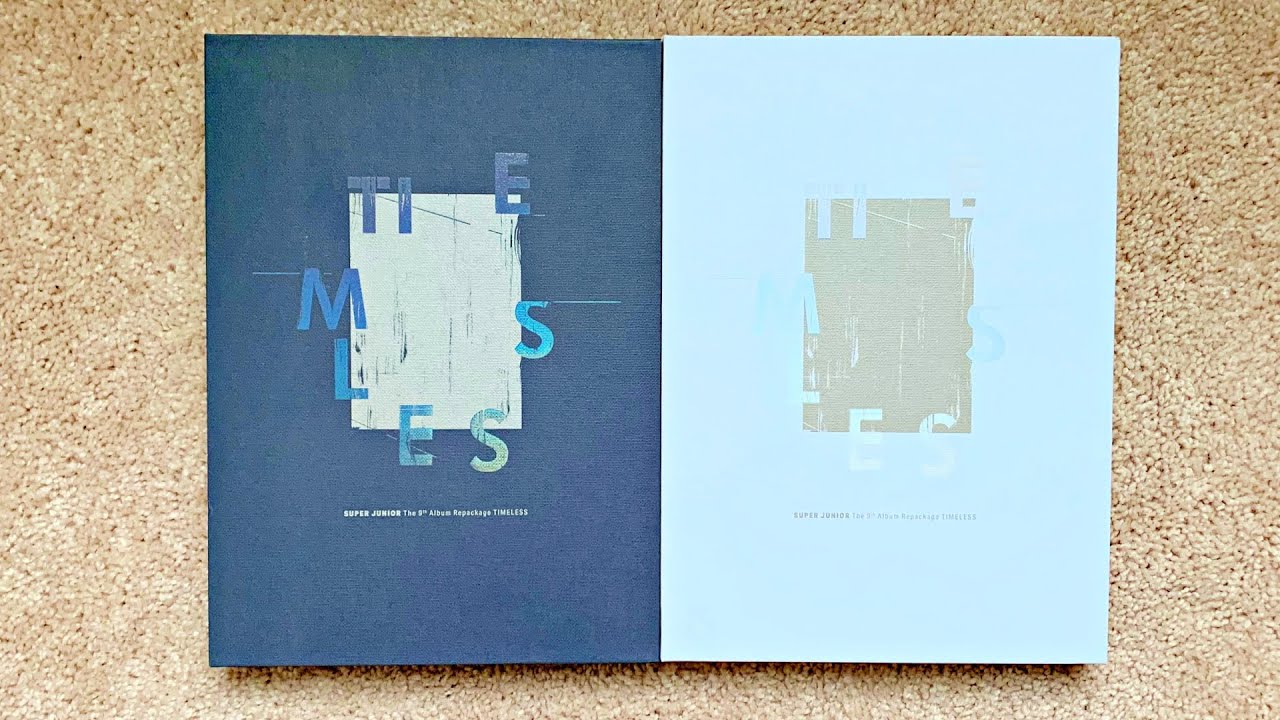 💙✨Unboxing Super Junior's 수퍼주니어 9th Album Repackage Timeless (Shadow + Bright Version)