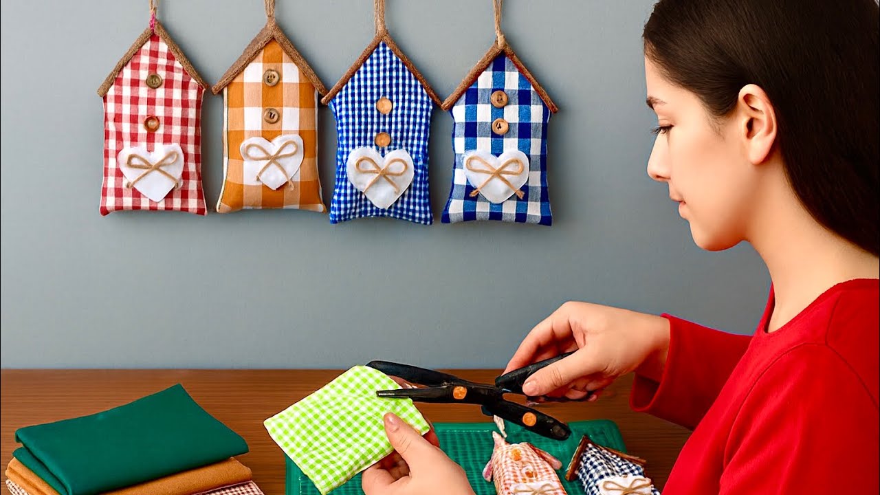 Easy DIY Decor from Fabric Scraps😍