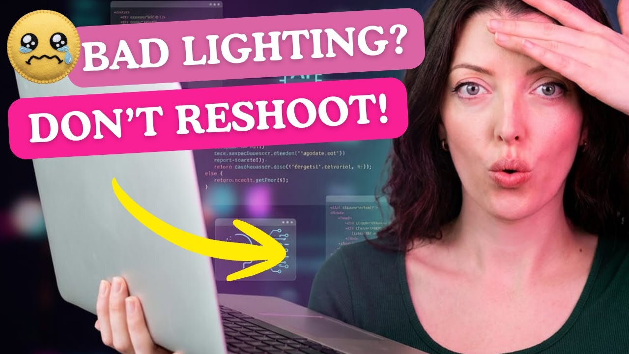 How to Fix Bad Lighting in Videos Using AI (CapCut Relight Tutorial)