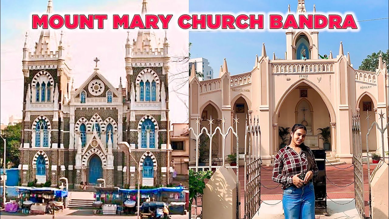 Mount Mary Church 2025  ⛪️ | Basilica Of Our Lady Of The Mount | Bandra Fort | Mamta Vlogs