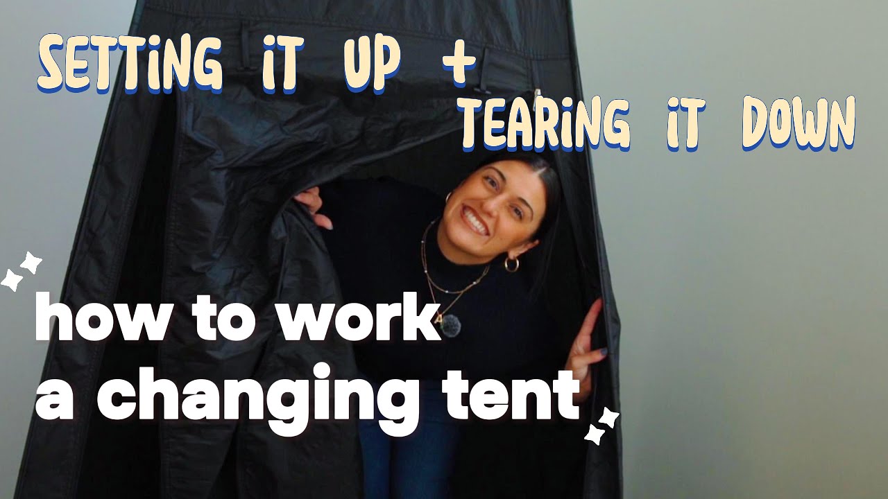 Struggling to fold a changing tent? Watch this!
