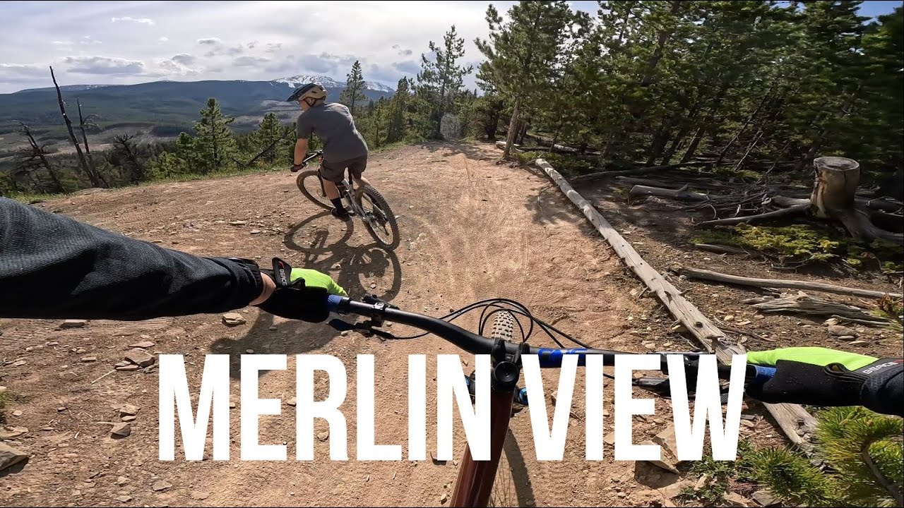 I tried my BEST to ride as FAST I could, but still couldn't keep up with him! | MERLINE VIEW | MTB
