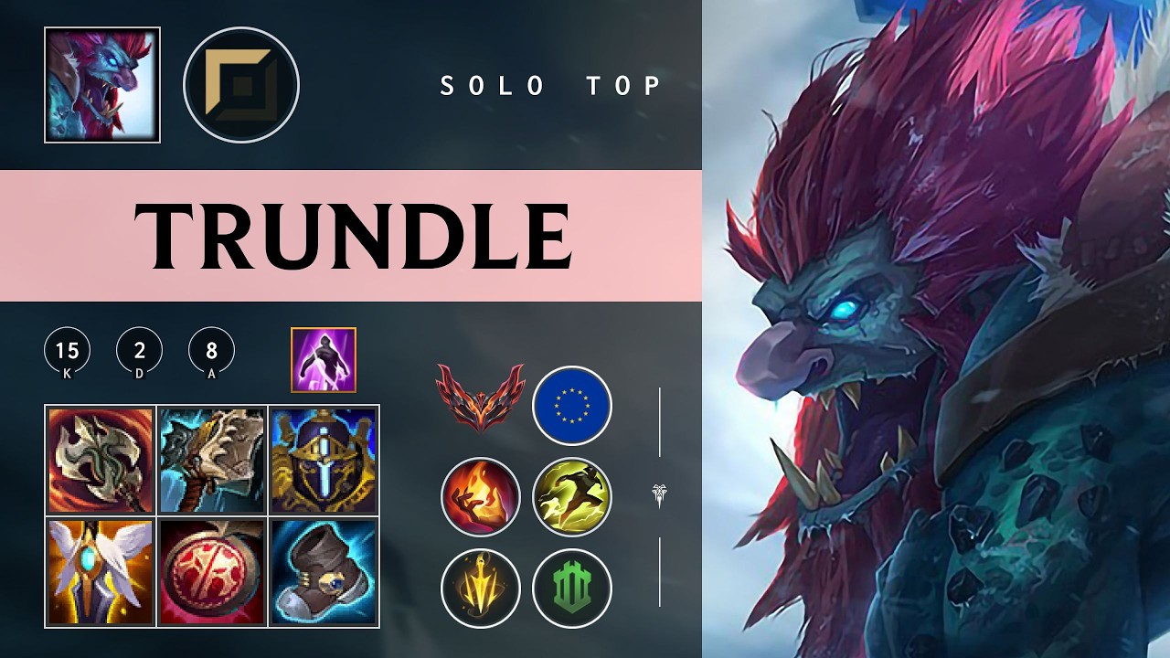 Trundle Top vs Rek'Sai - EUW Grandmaster Patch 26.04