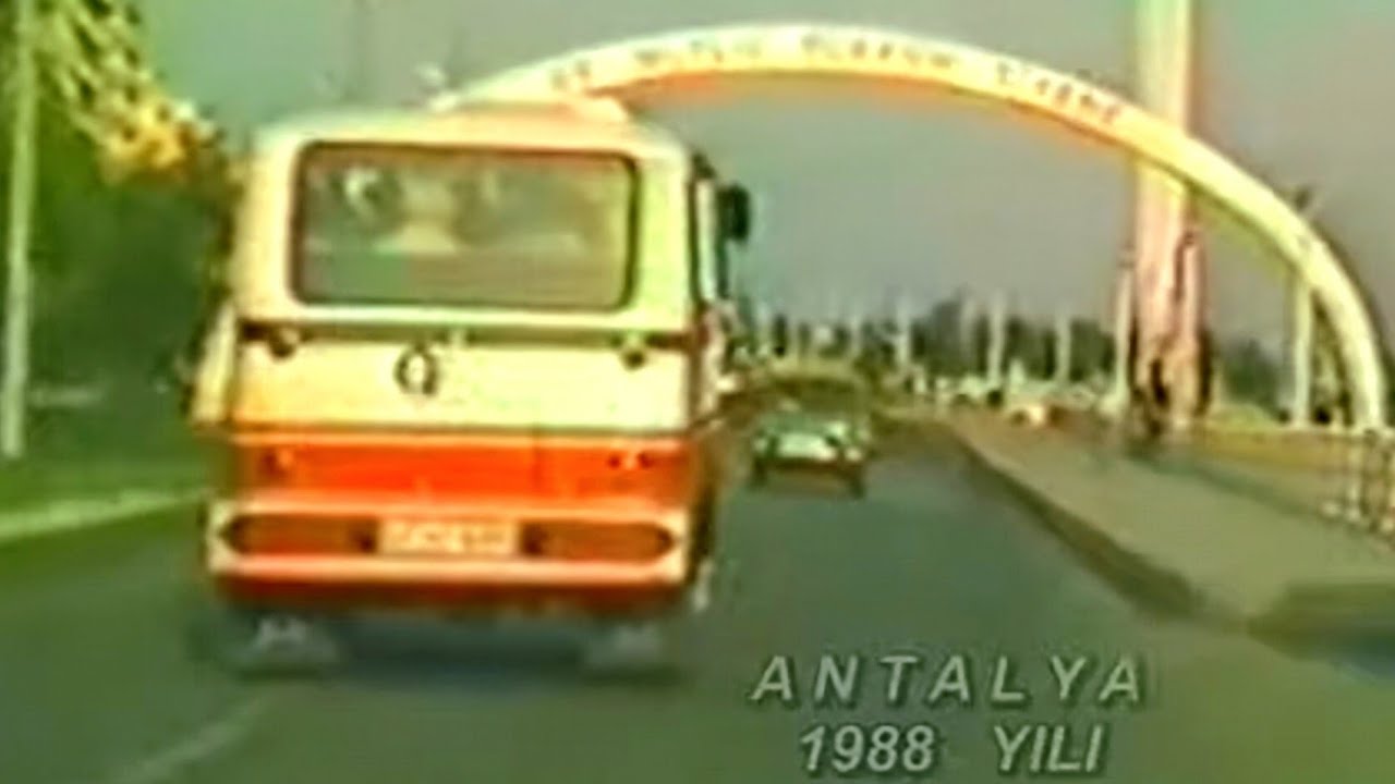 Antalya 1988 Yılı Eski Nostaljik Görüntüler Sıla İzin Yolu Türkiye Yolları Nostalji Videolar