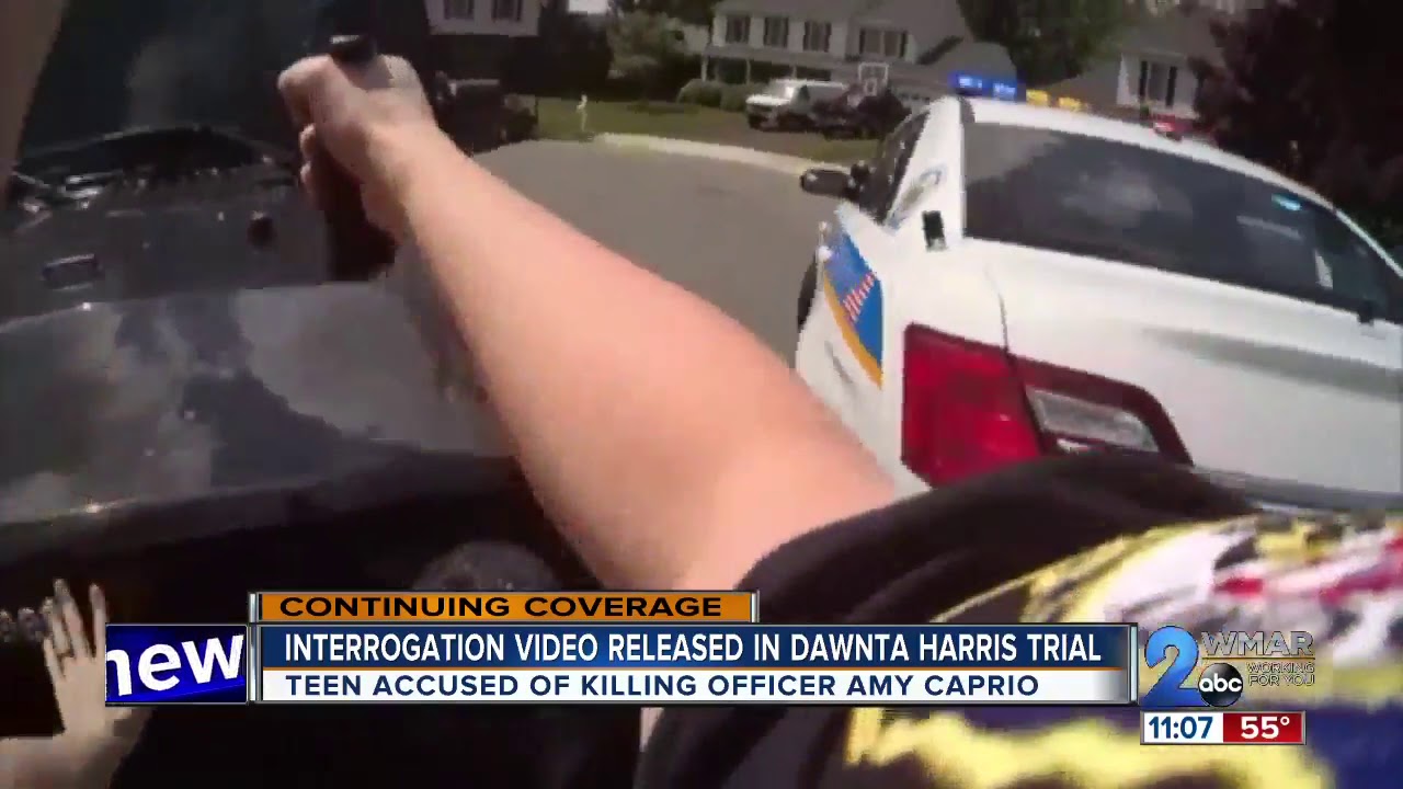 Interrogation video released of teen accused of killing Baltimore County Officer Amy Caprio