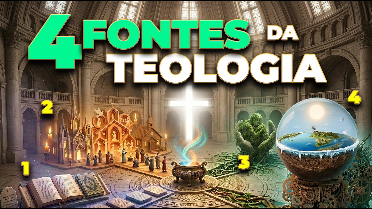 Teologia NÃO Estuda DEUS (Você Foi ENGANADO) 4 Fontes da Teologia (PODCAST)