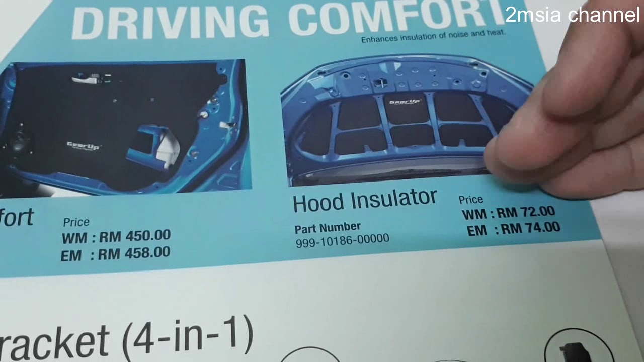 Perodua Bezza Gear Up accessories Full Package Price | Harga GearUp perodua