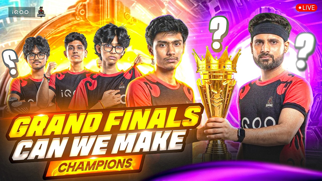 GRAND FINAL LIVE WITH TG FOZYAJAY WHO WILL WIN ? iQOO TOTAL GAMING ESPORTS I #iQOO #iQOO15R