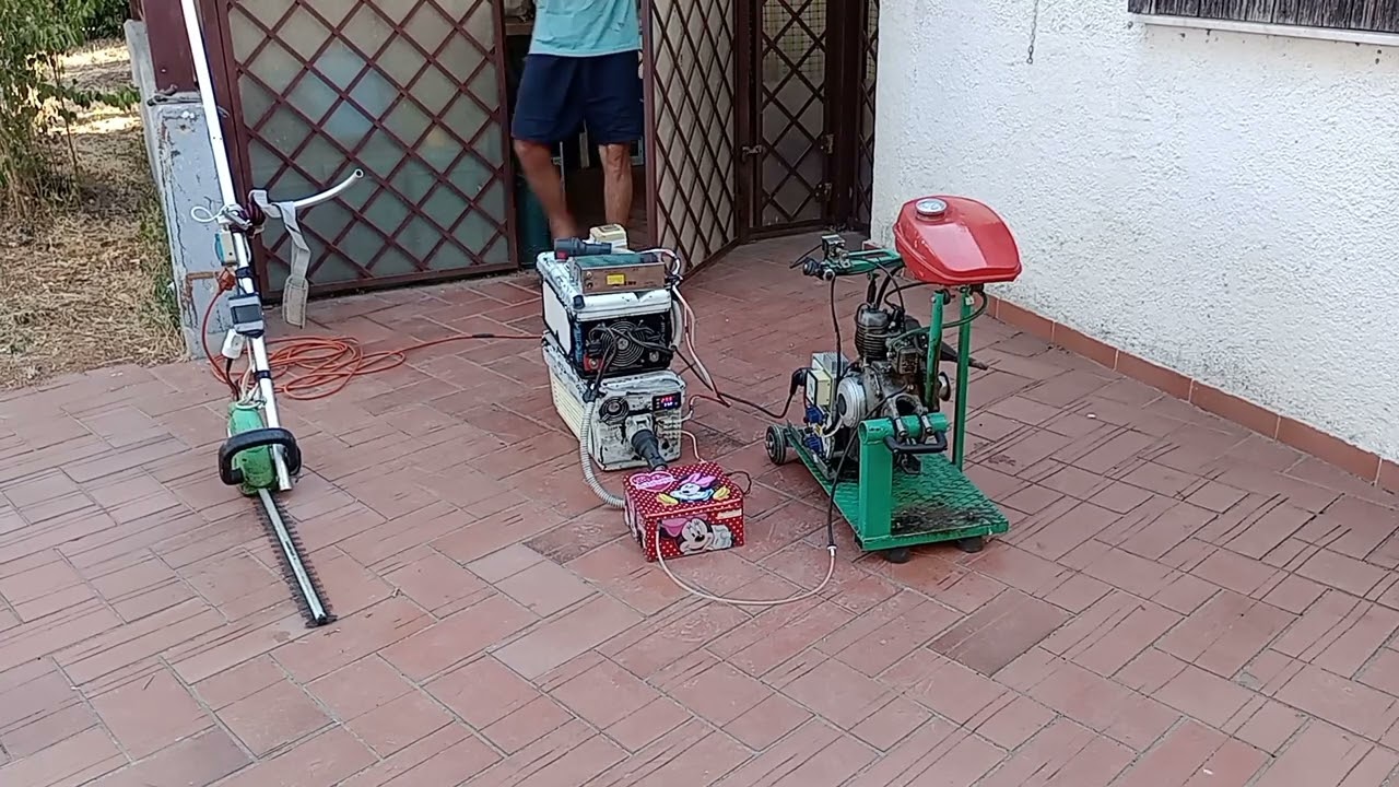 Stazione di energia con motore Motom 48 (con catalizzatore HHO/PEM) 2:2