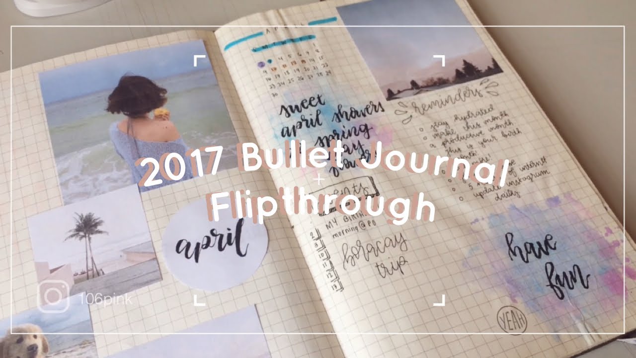 2017 Bullet Journal Flipthrough