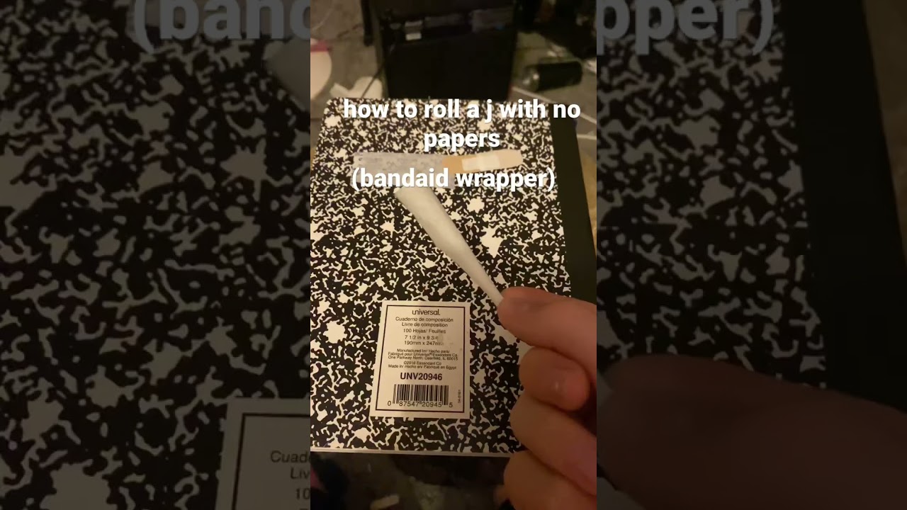 HOW TO ROLL A JOINT NO PAPERS