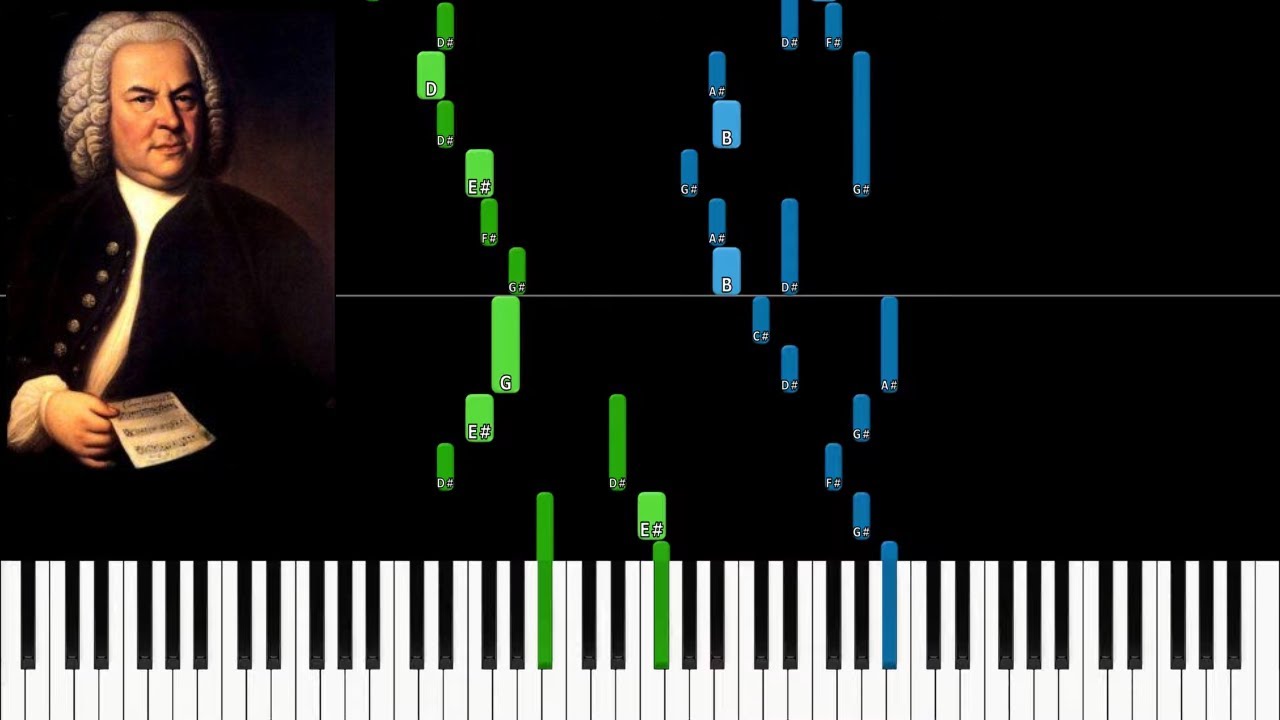 JS Bach - Fugue 8 in D sharp minor, BWV 853 | Well Tempered Clavier Book 1 | Library of Music