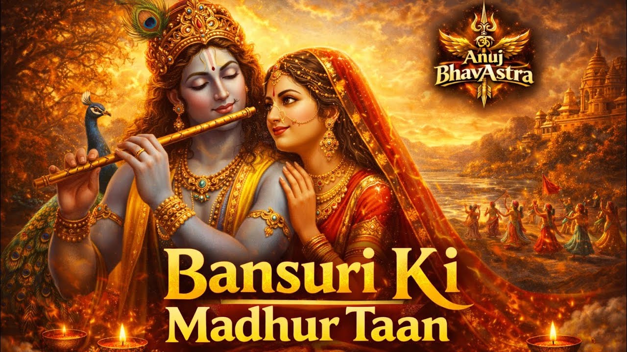 Bansuri Ki Madhur Taan | Radha Krishna Bhajan | @Anujbhavastra 