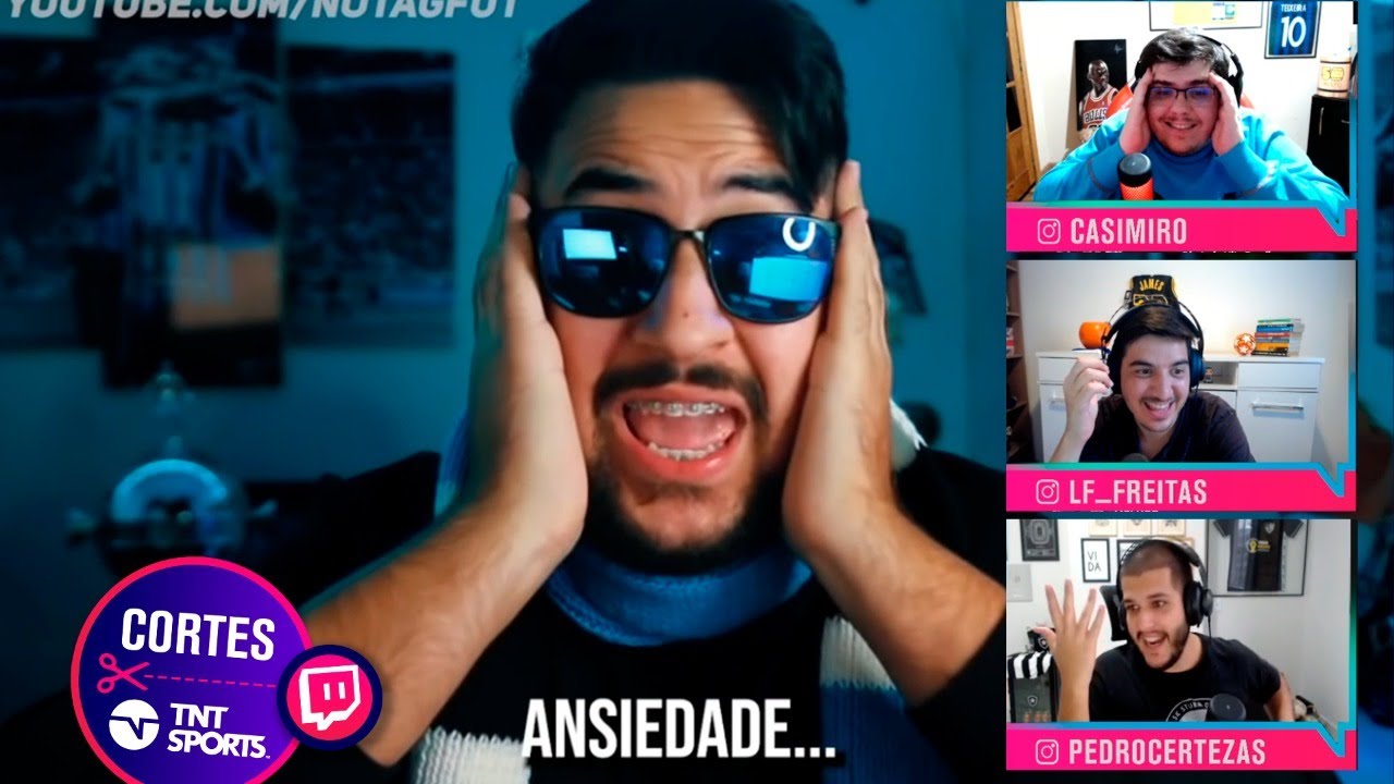 CASIMIRO, LU&Iacute;S E CERTEZAS REAGEM AO FUNK DO SUPER GR&Ecirc;MIO! - Cortes TNT Sports