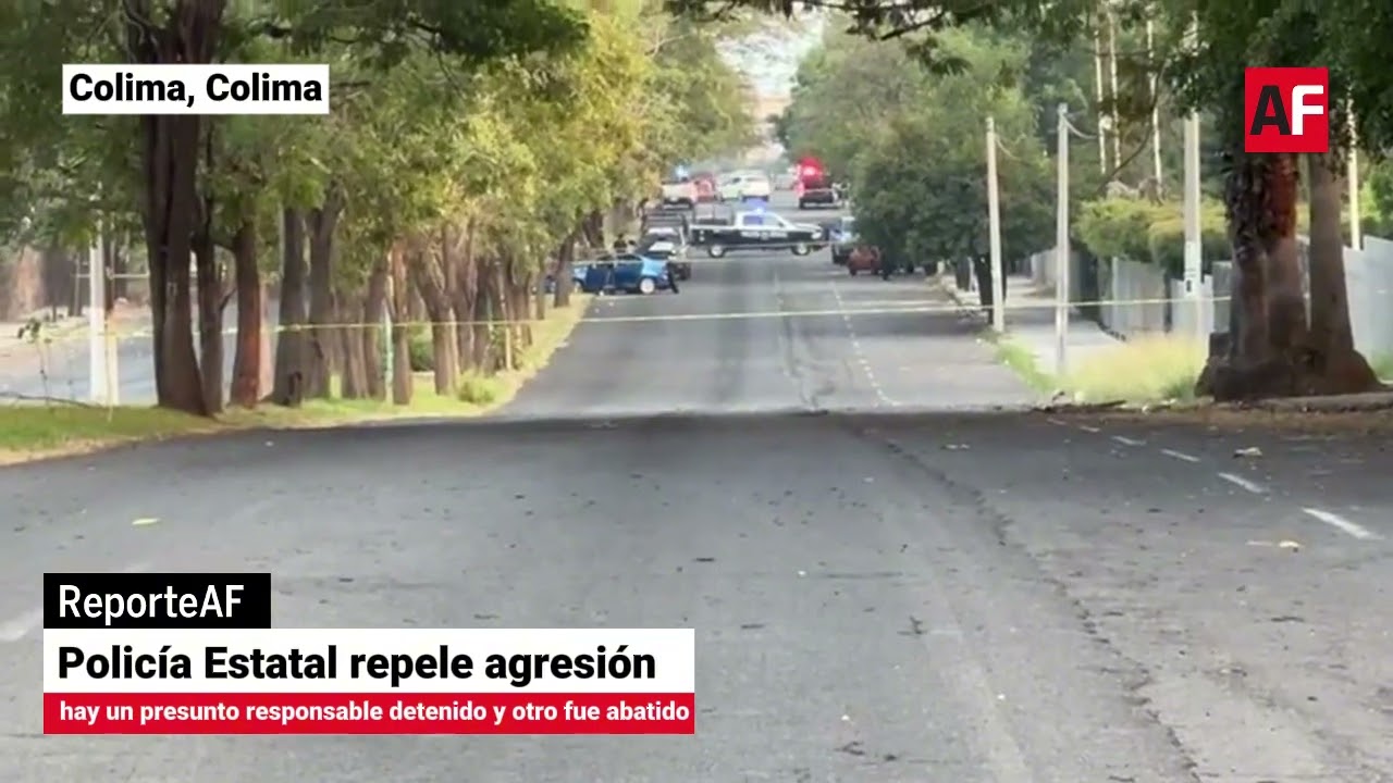 Policía Estatal de Colima repele agresión en operativo: un detenido y otro fue abatido