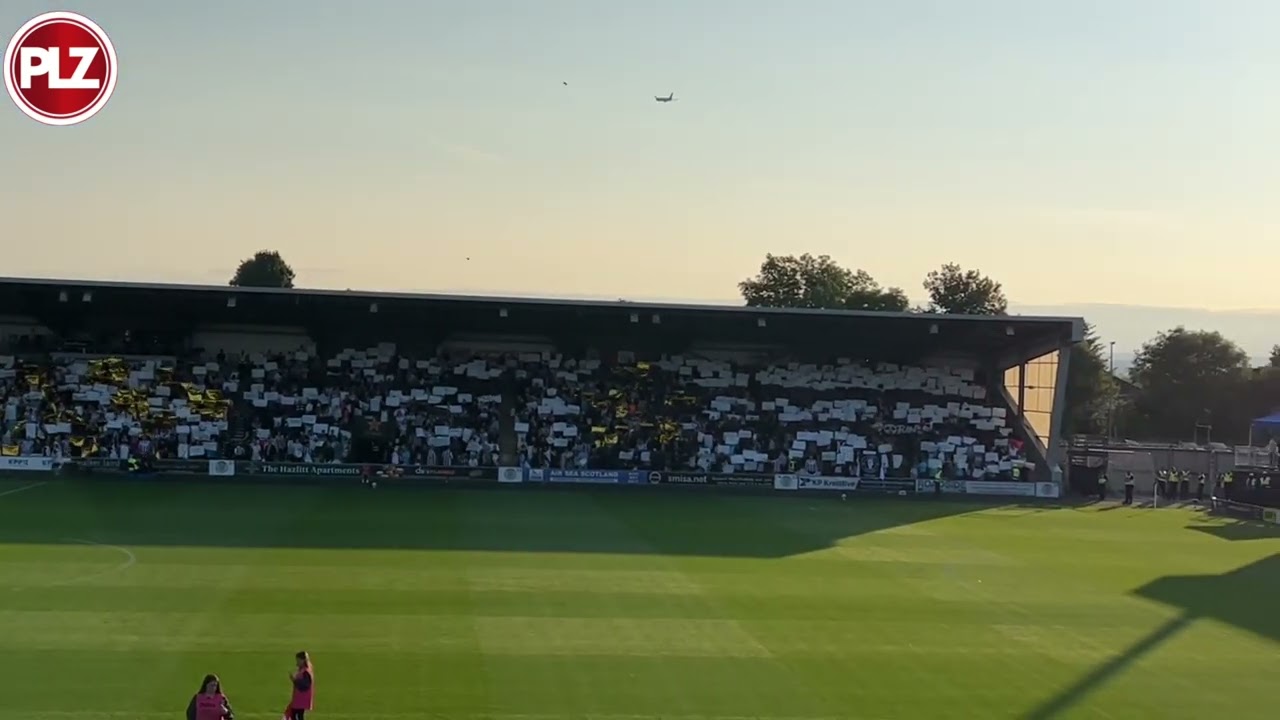 St Mirren fans full stadium display vs FC Valur | Conference League qualifier