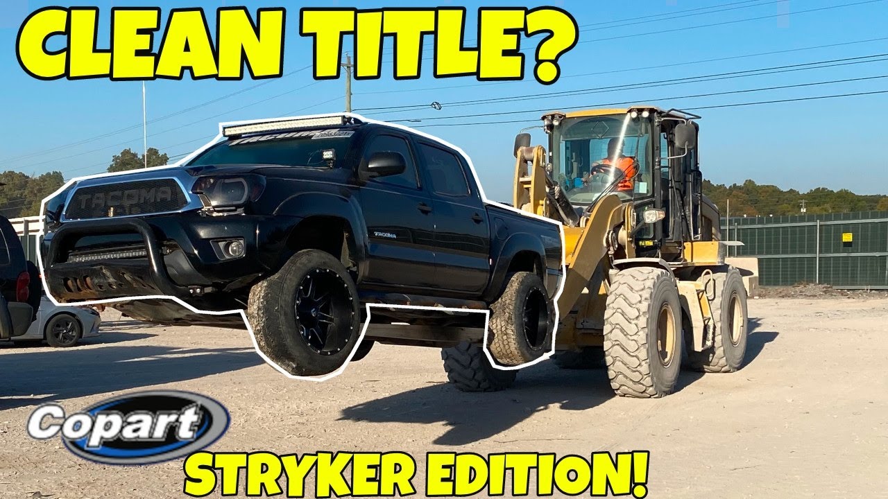 Can we repair the Frame on a Toyota Tacoma from Copart?  Part 1