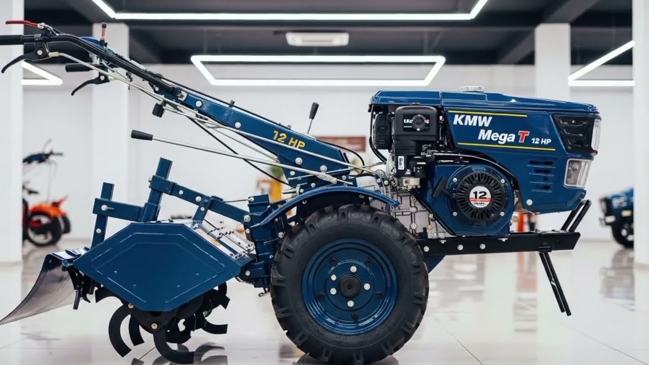 2026 KMW Mega T 12 HP Power Tiller 🔥 | दमदार 12HP इंजन, शानदार माइलेज और आधुनिक खेती का पावरफुल साथी