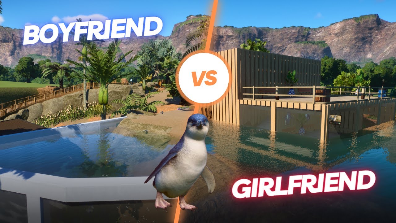 Planet Zoo | Grassland Zoo | Little Penguin | Ep. 2 - Boyfriend vs Girlfriend | Speed Build