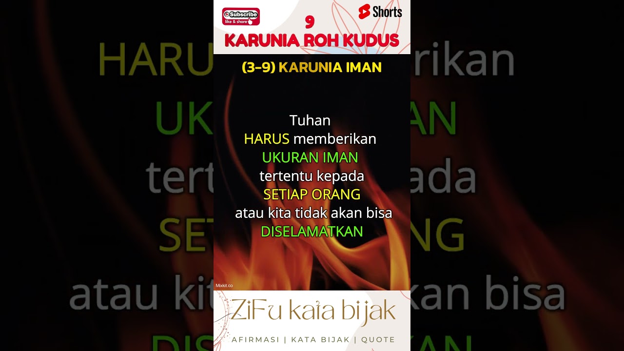 KARUNIA IMAN