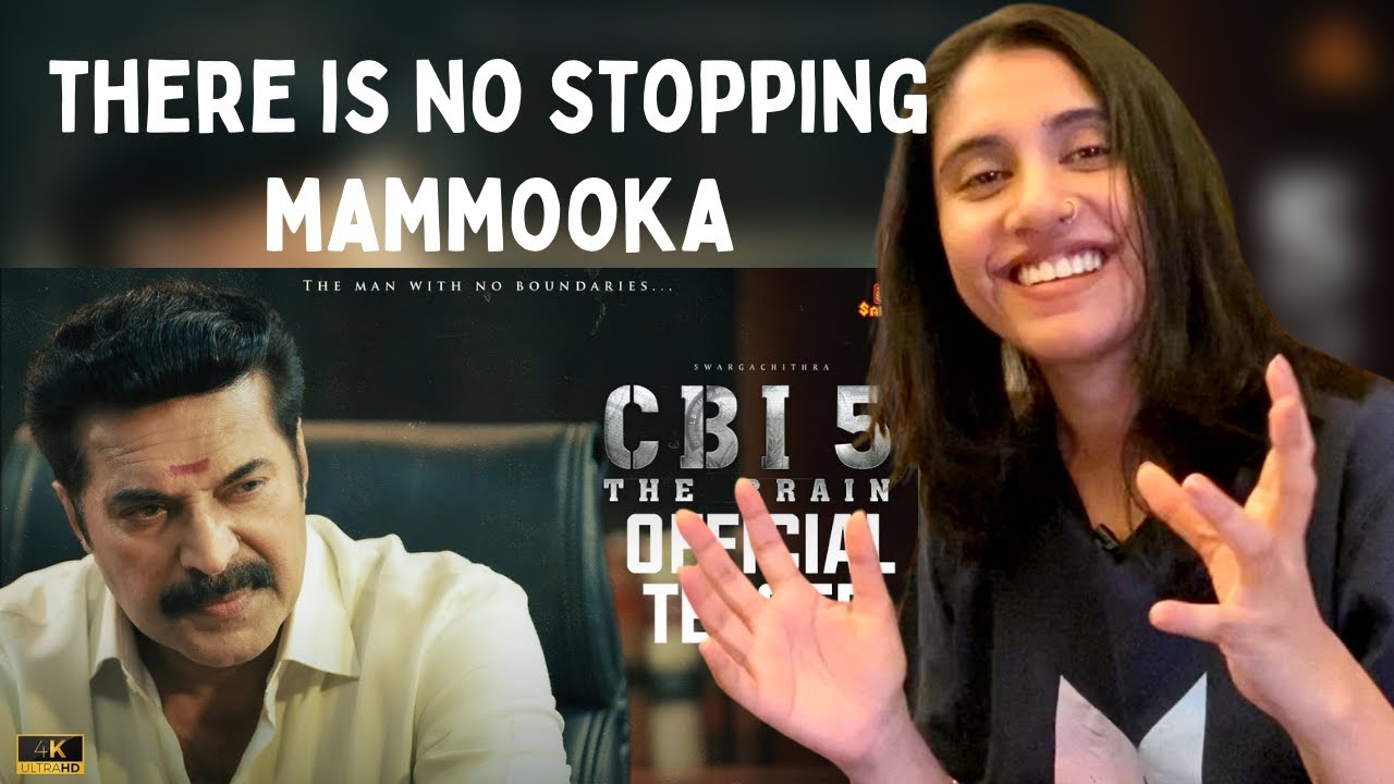 CBI 5 THE BRAIN Official Teaser Reaction | MAMMOOTTY | K Madhu | APPACHAN | Ashmita Reacts