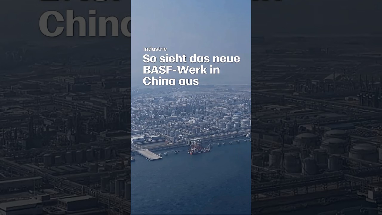 So sieht das neue BASF-Werk in China (Zhanjiang) aus