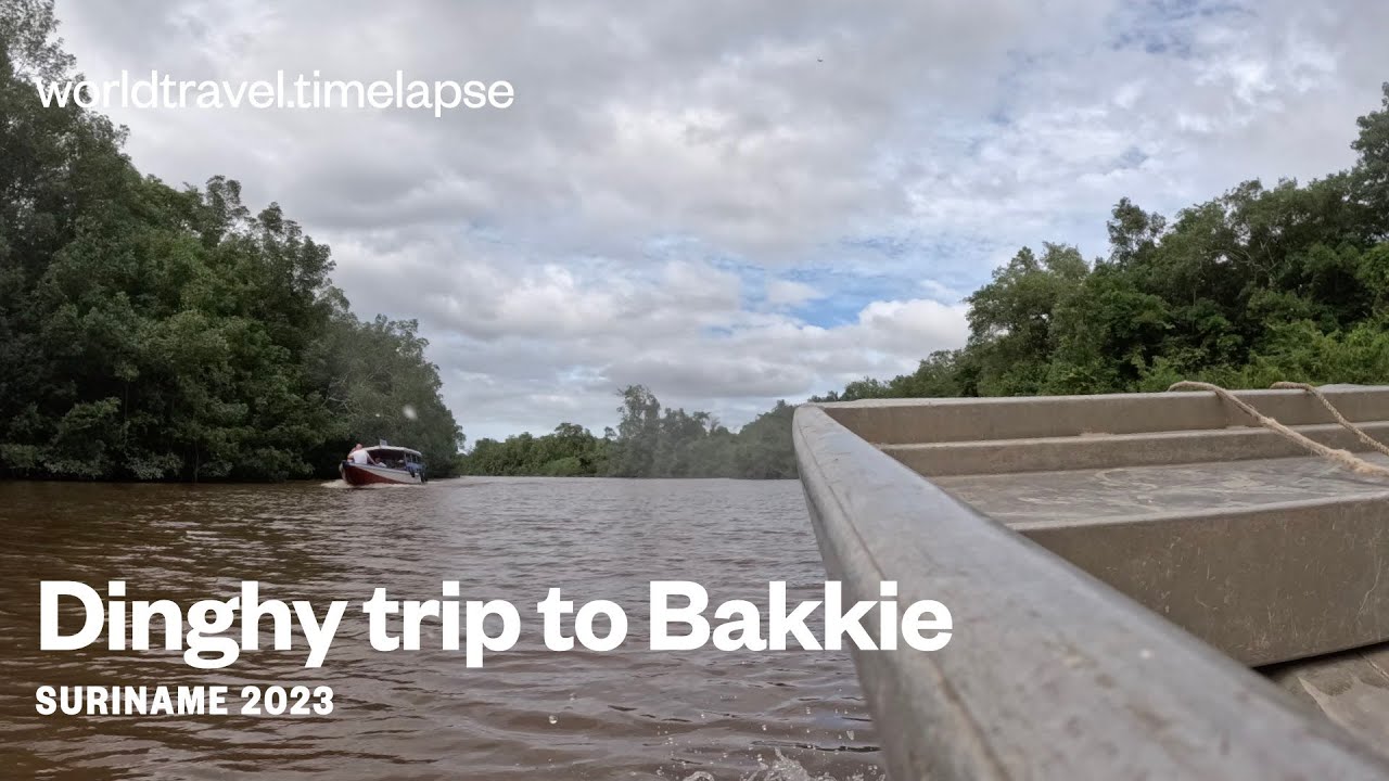 worldtrip.timelapse in Suriname - Dinghy trip to the Bakkie Plantation [4K!]