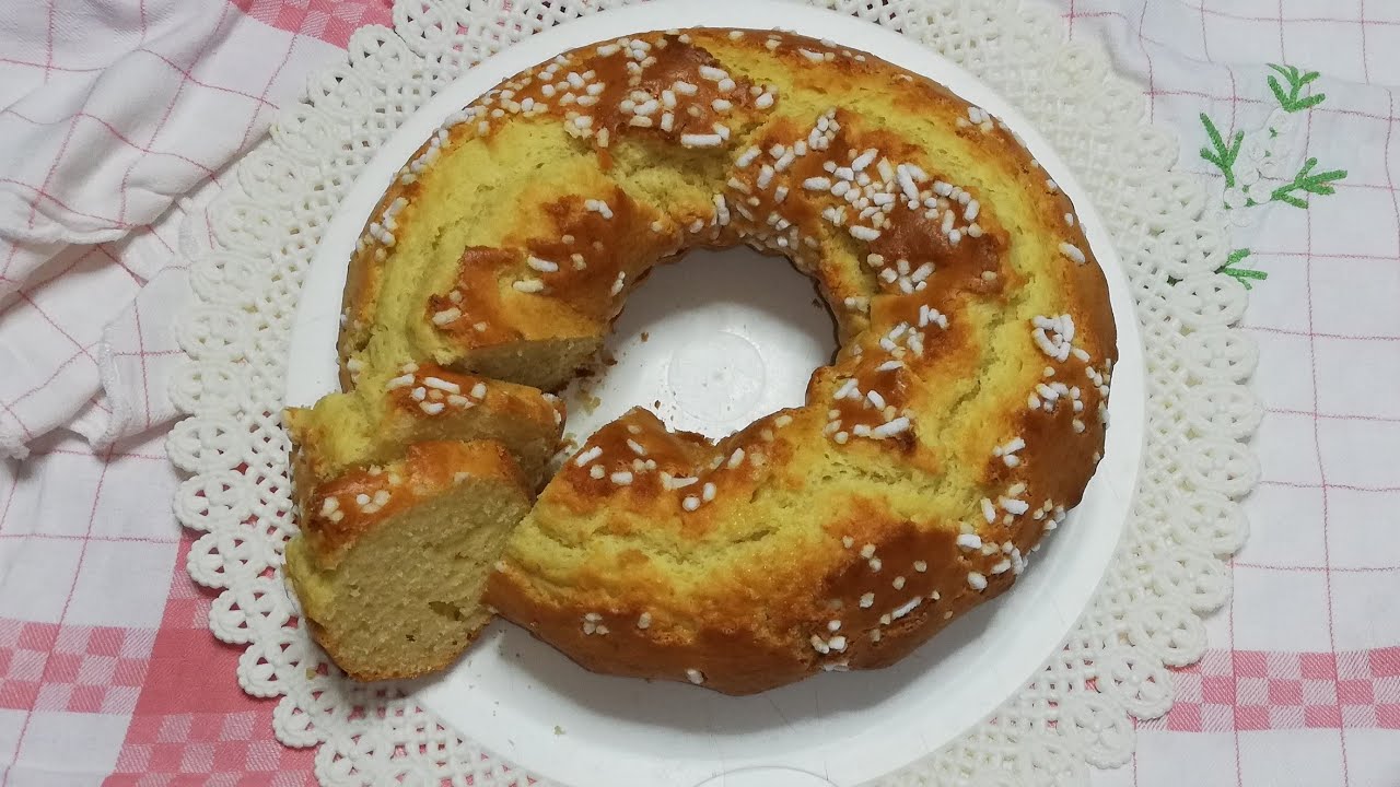 Ciambella con latte condensato