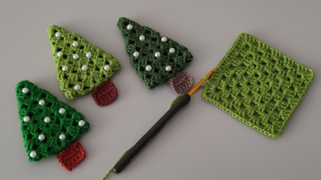 Başlangıçlar için Kolay Çam Ağacı | Crochet Christmas Pine Tree