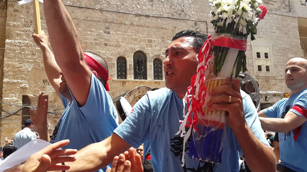 زفة سبت النور القدس 2016 4