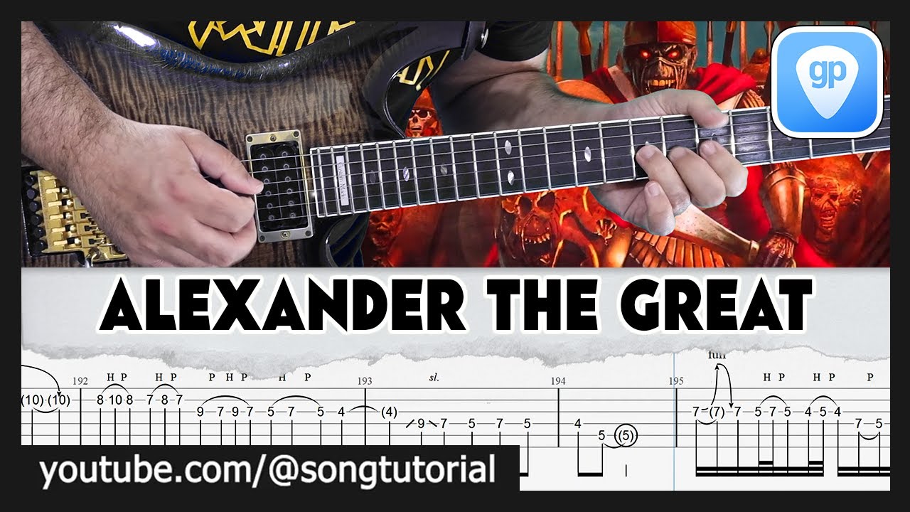 Iron Maiden | Alexander the Great | TAB | Guitar Cover | Lesson