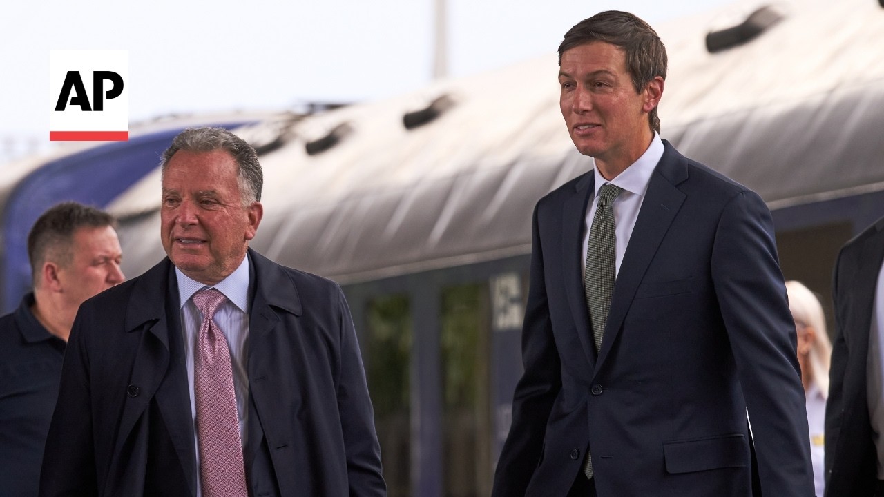 WATCH: US envoys Jared Kushner and Steve Witkoff arrive in Ukraine after meeting Putin