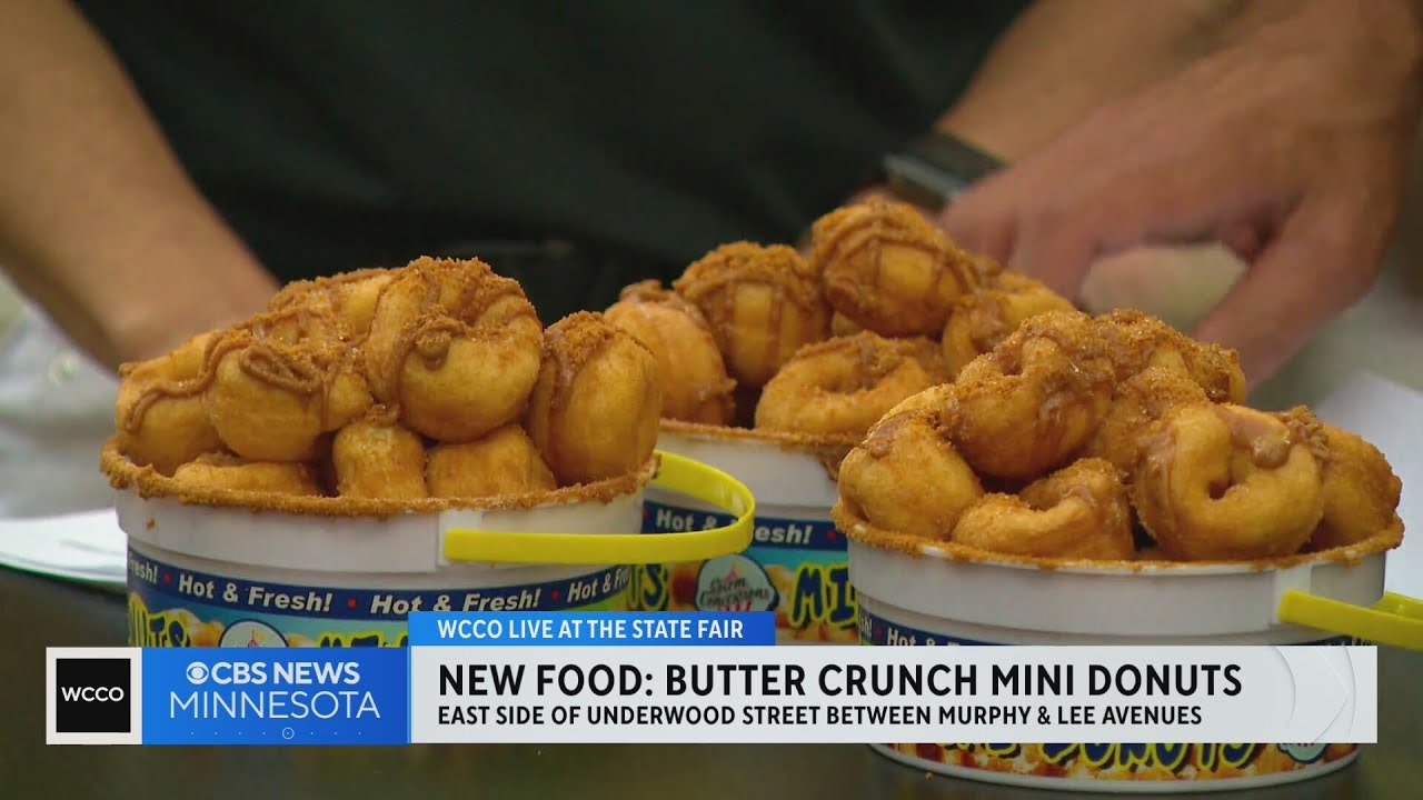 Butter Crunch Mini Donuts combine 2 State Fair staples