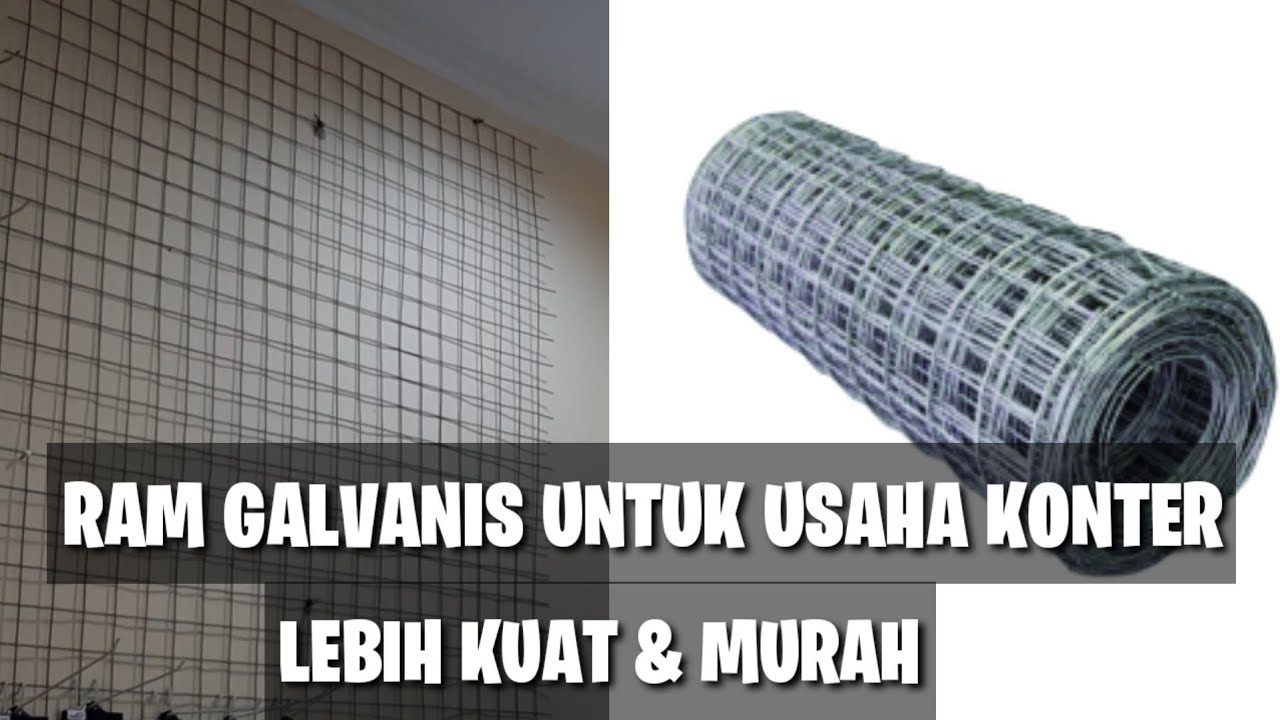 RAM GALVANIS UNTUK USAHA KONTER || LEBIH KUAT DAN MURAH