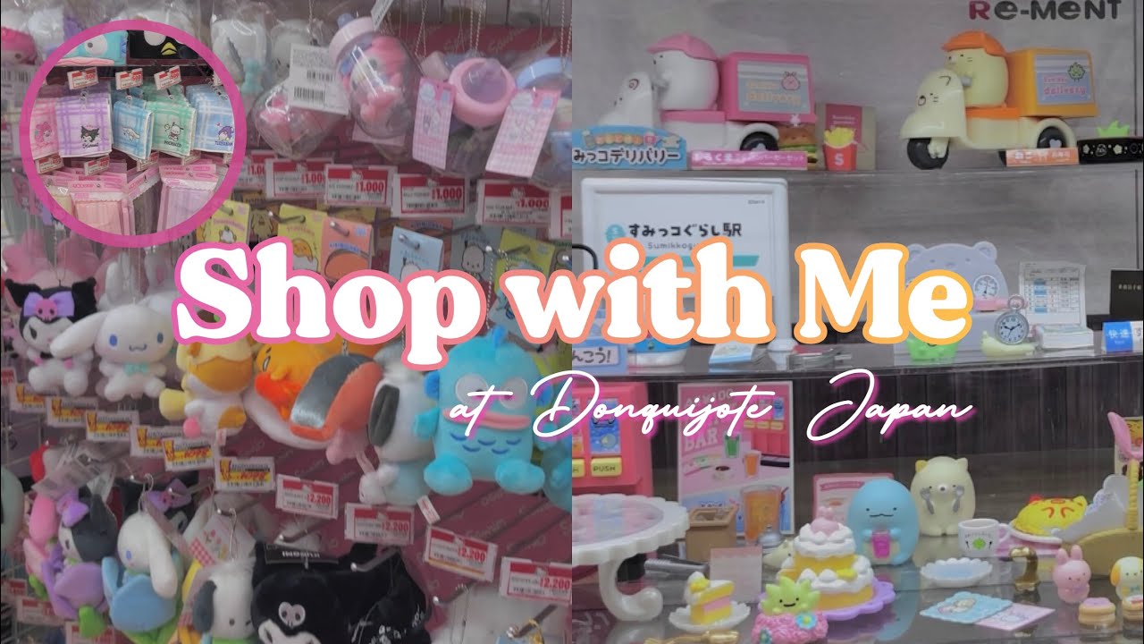 Shop with Me in Japan at Don Quijote 🐧| Sanrio goods, Japanese stationery, BT21, Sumikko Gurashi
